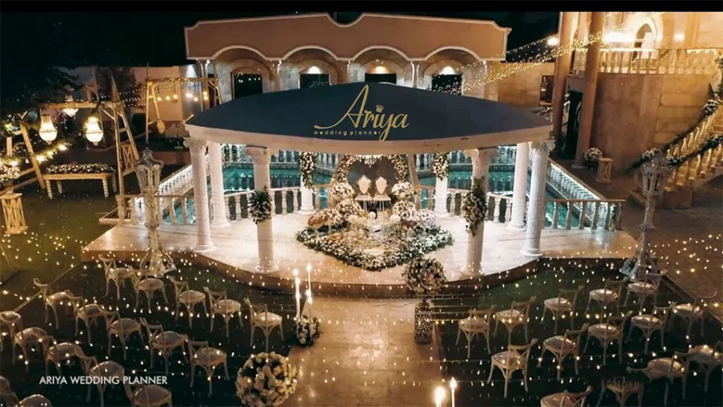 عمارت زمرد عمارت اختصاصی عمارت چیتگر زمرد از مدرن ترین سالن و باغ های عروسی و عقد تشریفات آریا امیر نیاکانی