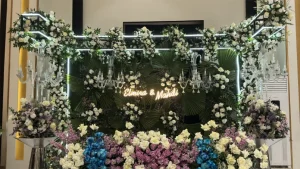 گل آرایی مراسم عروسی و عقد با انواع گل های طبیعی با انتخاب شما تشریفات آریا امیر نیاکانی